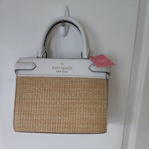 Kate Spade Staci Straw Satchel